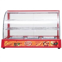 Grand présentoir chauffant pour aliments 1,2 kW Haute puissance 220 V pour cantines à fort volume, cafétérias et services de buffet