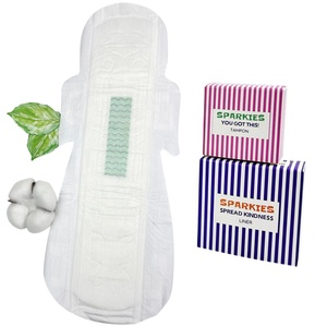 Envío Gratis, Artículos de Compras en Línea en Alibaba, Venta al por Mayor de Fábrica en China, Toallas Sanitarias de Algodón Orgánico para Mujer - Product Image 4