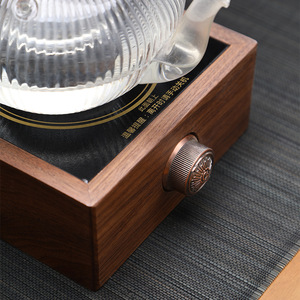 Wooden Ceramic Cooktop <b>Shell</b> Black <b>Walnut</b> Square Universal Frame Electric Cooktop Parts - Product Image 3