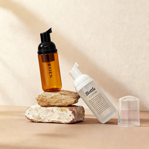 Bouteille ronde en PET écologique de 50 ml pour mousse, petite capacité, flacon d'essai pour nettoyant <span class=keywords><strong>visage</strong></span> en mousse - Product Image 4