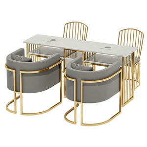 Ensemble d'équipement professionnel, Style moderne <span class=keywords><strong>pas</strong></span> <span class=keywords><strong>cher</strong></span>, mode dame beauté luxe Salon meubles manucure ongles Table - Product Image 6