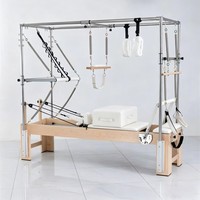 Nuevo Modelo 2026: Cama Cadillac de Madera de Arce Ecológica de Alta Gama, Entrenador 3 en 1 para Gimnasios y Estudios de Pilates