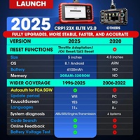 Escáner OBD2 LAUNCH CRP123X, Programación de Llaves ECU, SDK, Lector de Códigos Automotrices, Herramienta de Diagnóstico para Autos BMW