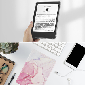 Bojin, funda de silicona suave transparente de 7 pulgadas para Kindle Paperwhite 12th 2024, fundas transparentes de cuero con solapa para tableta - Product Image 6