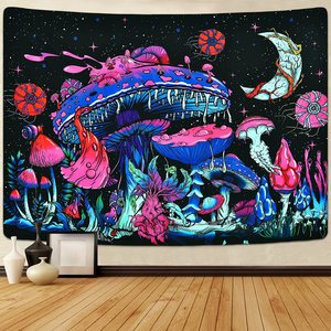 <span class=keywords><strong>Tenture</strong></span> murale BlacklightWall Tapisserie Design personnalisé Néon <span class=keywords><strong>psychédélique</strong></span> Réactif aux <span class=keywords><strong>UV</strong></span> Hiver - Product Image 5