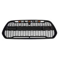 Rejilla de malla de alto rendimiento para todoterreno con luz de señal LED, accesorios de ABS para Ford Transit MK8 de 2014 a 2018