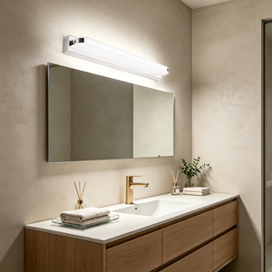 Lámpara LED para Baño, IP44 Impermeable, Moderna, de Acero Inoxidable Cromado, para Espejo Frontal, Maquillaje, Lámpara de Pared, Iluminación para el Hogar - Product Image 4