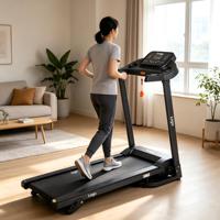 OEM dan ODM Treadmill Motor Elektrik Berkualitas Tinggi untuk Penggunaan di Rumah, 3 Tingkat Kemiringan Manual, Beban Maksimum 110KG, dengan Motor DC 1.25HP