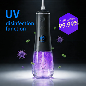 Hydropulseur rechargeable IPX8, irrigateur dentaire portable, alimentation USB/batterie, étanche pour irrigateur buccal - Product Image 2