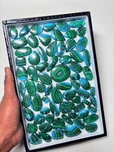 Unique Design Natural Chrysocolla Malachite Gemstone for Jewelry Making <b>Beads</b> Crafts and Home Decor Available At <b>Direct</b> Price - Product Image 5