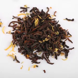 Golden Flower Blended Dark Tea Blumen geschmack Hei Tea Klassischer Chrysantheme Puerh Dark Tea