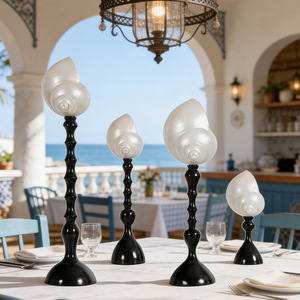 Ornamenti a Forma di Conchiglia in Stile Minimalista Moderno, <span class=keywords><strong>Accessori</strong></span> per la Casa di Alta Gamma, Decorazioni per Ingresso e Ristoranti Italiani, Atmosfera Elegante - Product Image 2