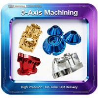 Servicio de Mecanizado CNC de 5 Ejes OEM, Piezas de Fresado y Torneado de Aluminio Personalizadas, Componentes Metálicos de Prototipado Rápido