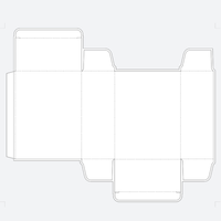 Boîtes en carton personnalisées à insert intérieur, écologiques, recyclables, emballées à plat, pour fruits de mer surgelés, avec fermeture à rabat inversé