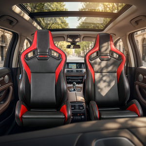 Modern Speedster PU Leather Gaming Seat High <b>Back</b> Reclining E-Sports Racing Chair Multi Directional Durable Seat - Product Image 1