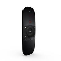 Souris Air W1 avec clavier, télécommande sans fil 2.4G avec code fixe pour Android TV BOX/projecteur/tablette/PC