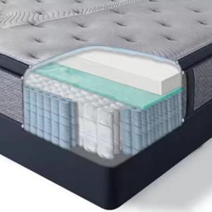 Factory Outlet 5 Star Hotel Inn Natural Latexspring King Queen Size Roll up Sleep Gel Twin Pocket Spring <b>Bed</b> <b>Mattress</b> - Product Image 4