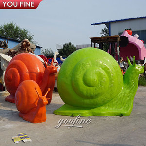 YOUFINE Scultura di Lumache Colorate <span class=keywords><strong>in</strong></span> <span class=keywords><strong>Resina</strong></span> per <span class=keywords><strong>Giardino</strong></span> Esterno, Statua di Lumache <span class=keywords><strong>in</strong></span> Fibra di Vetro - Product Image 4