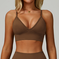 Soutien-gorge de sport ajustable pour le yoga, avec armatures, pour poitrines généreuses – Vêtement de sport sexy et soutien-gorge de yoga