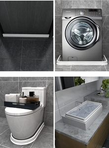 Tira de sello de pantalla de ducha/barrera de tapón de agua de <span class=keywords><strong>baño</strong></span> de piso de habitación húmeda/tiras de bloqueo de agua de <span class=keywords><strong>silicona</strong></span> flexibles - Product Image 6