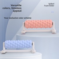 Support amovible à ventouse pour rouleau de massage en mousse de yoga pour la relaxation musculaire et le massage amincissant de la taille et des jambes