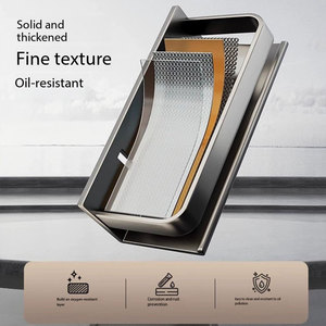 Wg פחמן פלדה ללא קידוח קיר-רכוב עמיד למים רב-תכליתיים מתלה תבלינים מטבח ללא קיפול - Product Image 4