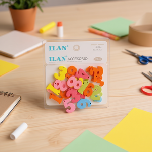 Numeri in Legno Ilan 25mm 26 Pezzi per Artigianato e Decorazioni - Product Image 2