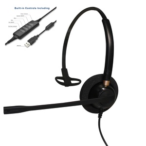 Auriculares clásicos de negocios con cable para centro de llamadas con micrófono, auriculares de centro de llamadas de gama alta para computadora, centro de llamadas - Product Image 2