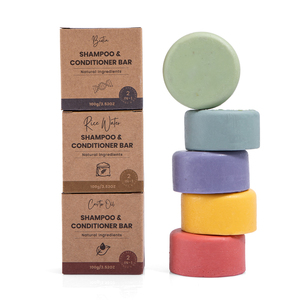 Jabón en Barra 2 en 1 Ecológico Hecho a Mano con Champú y Acondicionador de Aceite de Ricino - Product Image 2