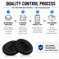Coussinets de remplacement effet peau froissée compatibles avec les casques MDR-Z600 Z900 V600 V900 V900HD 7509 7509HD