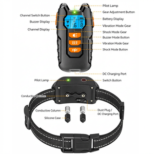 <span class=keywords><strong>Collar</strong></span> de Adiestramiento para Perros con Vibración y Choque, 3 Modos, Antiladridos, Impermeable, Ecológico, Moderno, Alcance de 400m, Batería Recargable 40 - Product Image 3