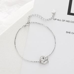 Dropshipping S925 Argent Chat Chien Pet Mémorial Photo Personnalisation Bracelet Plaqué Or pour Fêtes - Product Image 3