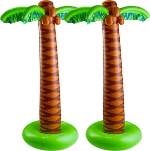 65英寸充气棕榈树充气花园玩具椰子树泳池沙滩派对装饰