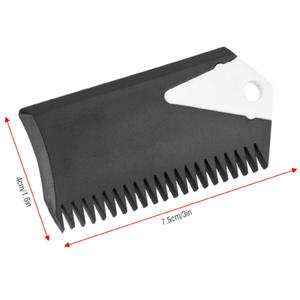 Raclette de nettoyage et de décapage de cire pour planche de paddle (SUP) avec peigne à cire intégré et clé, pour le surf et les activités aquatiques - Product Image 5