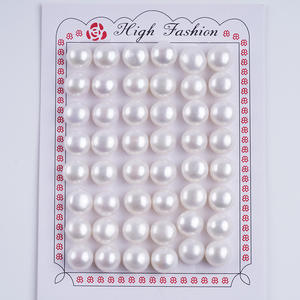 Perlas Blancas de Agua Dulce Naturales de 10-11 mm, Perlas Sueltas Casi Redondas para Manualidades, Venta al por Mayor en Zhuji - Product Image 1