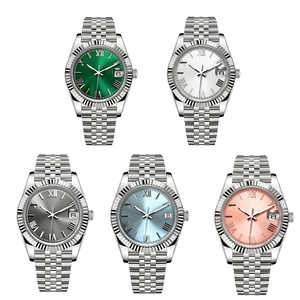 New Chất Lượng Cao Sang Trọng Sunray Quay Số Cổ Điển Vàng La Mã Chữ Số Nh35 Phong Trào <span class=keywords><strong>Mod</strong></span> Đồng Hồ Cơ Khí Cho Bán - Product Image 3