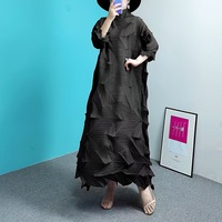 Robe longue chic texturée unie à col montant et dos nu, style formel pour vacances d'été à la plage, avec fonction antistatique, service OEM