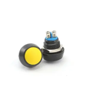 12MM de metal-restablecer las esférica botón de metal impermeable interruptor para automóvil acondicionamiento que botón