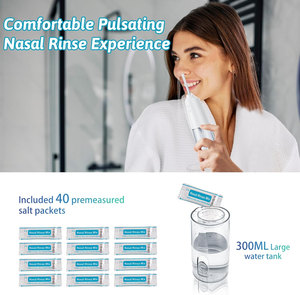 Portable Cordless Sinus Cleaner Machine For Sinus Allergy Relief <strong>Nasal</strong> Care Electric <strong>Nasal</strong> Irrigation Sinus Rinse Kit