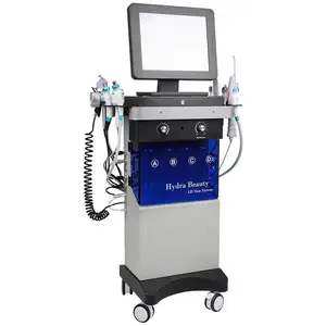 vertical professional 14 in 1 hydro dermabrasion beauty machine oxygen jet beauty facial machine manufacturer price