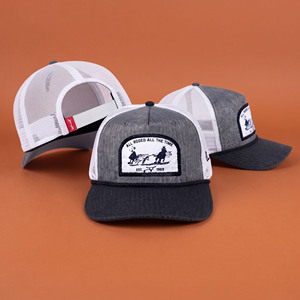 Casquette de baseball unisexe personnalisée style Western avec patch en maille, 5 panneaux, fermeture snapback, fabricant, taille 56-62 cm - Product Image 1