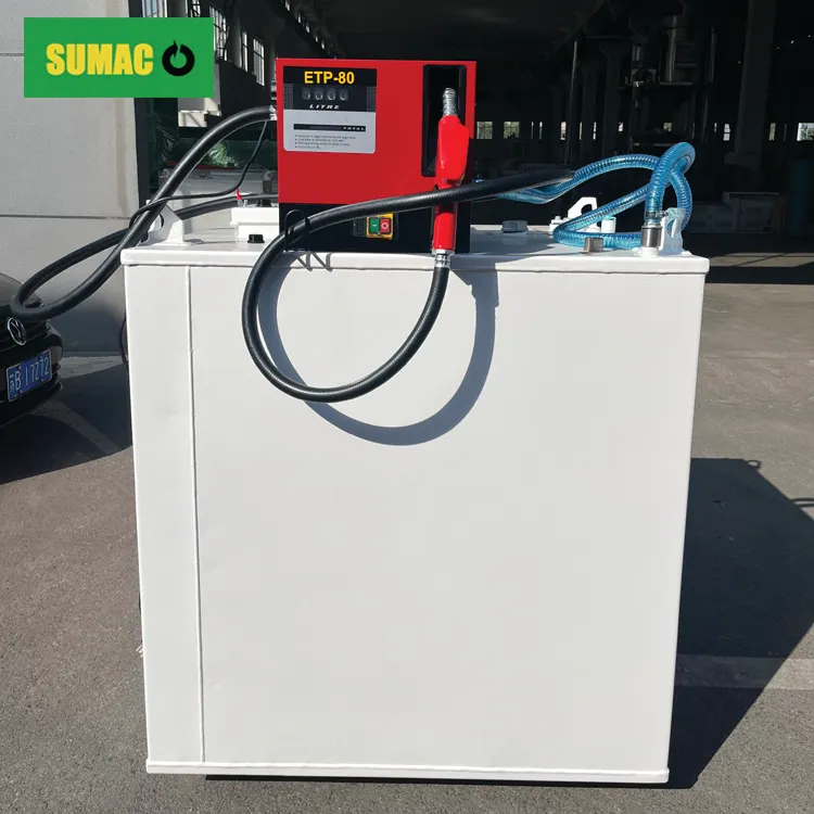 Customized 1000 Portable Liter Diesel Storage Tank With Pump