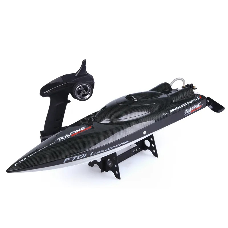 boy toys 64CM long 2.4G Brushless Electric High Speed Racing RC Boat FT011 speed 55KM/h