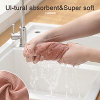 Chiffons de cuisine en microfibre Eurow ultra absorbants, séchage rapide, tissage gaufré, carrés, durables, réutilisables, surfaces douces