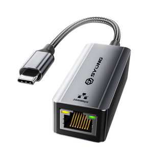Syong Type-C ไปยังอะแดปเตอร์เครือข่าย2.5GB 3.0 USB เป็น2.5G Ethernet, <span class=keywords><strong>Wake</strong></span>-<span class=keywords><strong>On</strong></span>-<span class=keywords><strong>LAN</strong></span> - Product Image 1