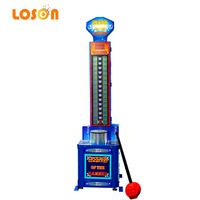 Machine de jeu d'arcade de boxe dynamique à monnayeur, type sac de frappe géant, pour parc d'attractions, avec jeu de frappe de balles de rue