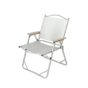 Chaise pliante Kermit en aluminium pour pique-nique et camping en plein air, chaise de plage légère en bois Kermit - Product Image 1
