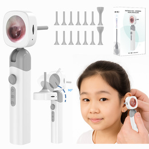 Otoscope portatif haute définition avec écran, détecteur intelligent de conduit auditif haute définition, otolaryngoscope pour calculs amygdaliens. - Product Image 1