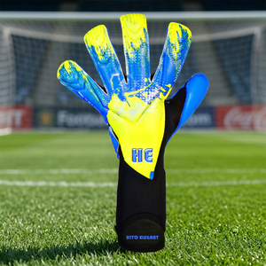 <b>Super</b> Soft Comfortable Goalkeeper Football Gloves High Manufacturers Goalkeeper Gloves for Sale Customized Rubber Logo - Product Image 4