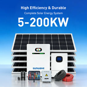 Sistema <span class=keywords><strong>de</strong></span> Energía Solar Fuera <span class=keywords><strong>de</strong></span> la Red Sunwave <span class=keywords><strong>de</strong></span> 5kW 10kWh-20KWh con Batería <span class=keywords><strong>de</strong></span> Iones <span class=keywords><strong>de</strong></span> Litio MPPT e Inversor <span class=keywords><strong>de</strong></span> Onda Sinusoidal Pura <span class=keywords><strong>para</strong></span> Uso Doméstico - Product Image 1